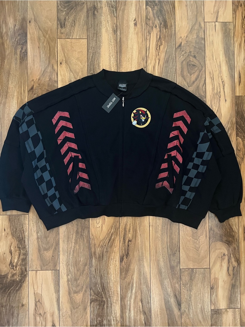 Sega Sonic The Hedgehog Shadow Bomber Jacket